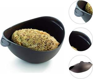 Recipiente para Horno de Microondas de Acero Inoxidable Resistente al Calor con Revestimiento Cerámico Antiadherente, para Pan, Panecillos, y Vaporera de Verduras - Product Image 6