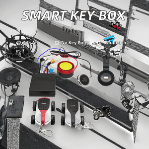 CARQSENG-Sistema <span class=keywords><strong>de</strong></span> alarma <span class=keywords><strong>de</strong></span> control remoto <span class=keywords><strong>para</strong></span> motocicleta, caja <span class=keywords><strong>de</strong></span> entrada inteligente sin llave, negro, 12V CC, fabricante directo - Product Image 2