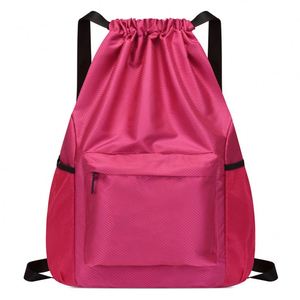 Mochila Deportiva Impermeable Plegable de Moda para Exteriores con Cierre de Cremallera y Bolsillos con Cordón, Forro de Poliéster, Gran Capacidad - Product Image 4