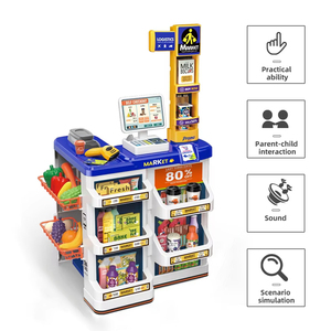Cesta de Compras de Plástico JinYing para Niños, Juego de Supermercado - Product Image 2