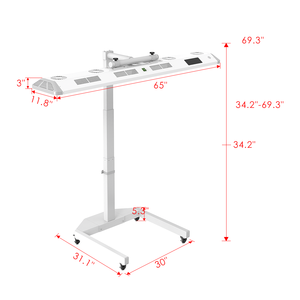 Commande vocale OEM Salon Sauna Utilisation Soins de la peau du corps complet Dispositif infrarouge 660nm 850nm PDT Machine Led Panneau de thérapie par la lumière rouge - Product Image 4