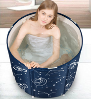 70*68cm 3 couches en plastique PVC pliant Portable baignoire thérapie de récupération du froid baignoire sur glace avec prix d'usine