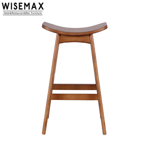 WISEMAX FURNITURE - Taburete <span class=keywords><strong>de</strong></span> <span class=keywords><strong>Bar</strong></span> Moderno <span class=keywords><strong>de</strong></span> <span class=keywords><strong>Madera</strong></span> Maciza al por Mayor, Económico, <span class=keywords><strong>para</strong></span> <span class=keywords><strong>Bar</strong></span> y Cocina - Product Image 2