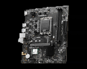 เมนบอร์ด PRO H610M-S WIFI DDR4 LGA1700 mATX รองรับซีพียู Intel Core I3 I5 I7 รุ่นที่ 12 และ 13  รองรับ NVME M.2 Wi-Fi 6 สำหรับเดสก์ท็อป - Product Image 3