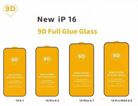 Pelindung Layar Kaca Tempered 9D Grosir untuk iPhone 18 17 16 15 14 13 12 11 Pro Max