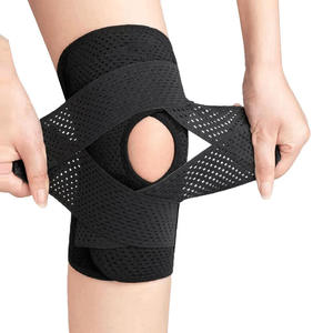 Rodillera elástica transpirable de protección avanzada, soporte para aliviar lesiones deportivas, correr, voleibol, gatear, dolor articular - Product Image 1