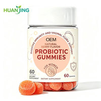 Gummies Probiotiques pour Femmes à l'Orme Rouge – Soutien Quotidien Féminin, Bien-être Intime, Équilibre de la Flore, à Base de Plantes, Marque Privée OEM