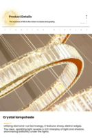Lustre en cristal K9 JYLIGHTING pour hall d'hôtel, salon de villa, loft, escalier, lustre rond en forme d'anneau, luminaire suspendu