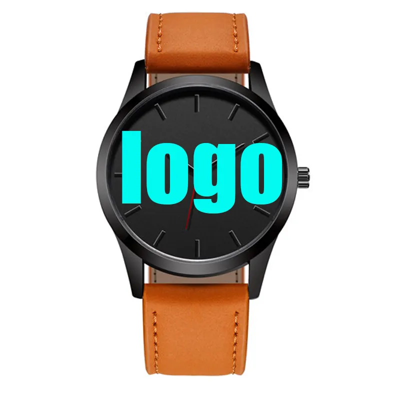 7126 High Quality Pu Leather Luxury Custom Watch Packaging Box Oem Watch Customizable Logo Custom Watch