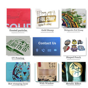 Bolsa de Café de Papel Kraft Reciclable Impresa Personalizada con Logotipo, Bolsa de Fondo Plano para Envasado de Alimentos con Ventana Transparente y Asa - Product Image 5