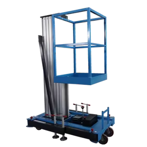 AC DC Eléctrico Hidráulico Doble Mástil Aleación de Aluminio Escaleras <span class=keywords><strong>Mesa</strong></span> Elevadora Plataforma de Trabajo Aéreo Hombre <span class=keywords><strong>Elevador</strong></span> - Product Image 1