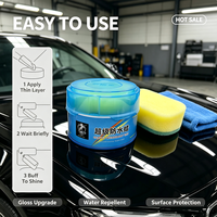 CheVe.Gar Cire hydrofuge métallique en pot, protection de peinture, revêtement hydrophobe, brillance automobile pour detailing