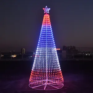 Other Holiday Lighting Waterproof IP65 Outdoor Led Garden Tree Lamp Light Show Pixel Rgb Mega Tree Christmas Patio Decorations