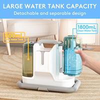 Aspirateur électrique professionnel 3-en-1 compact et portable pour nettoyage à sec et humide, idéal pour la maison, la voiture, les tapis, les sols et les tissus (canapés, etc.)