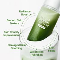 Hydratant facial en spray OEM/ODM végétalien PDRN Matcha Céramide pour peaux sensibles - Réparation hydratante et exfoliation pour adultes