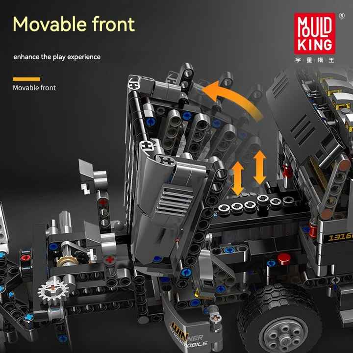 Hot Selling Mould King 13166 Assemble Engineering Vehicle Building Block Set For Kids Birthday Gift