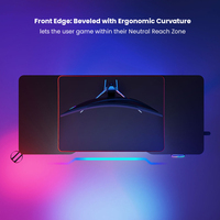 GMD06-1 de pie con altura ajustable para Gaming, mesa de juegos de ordenador de un solo Motor, RGB, Moderno