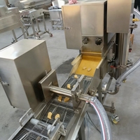 Ligne de production de machine à mélanger la pâte à paner pour nuggets de poulet, filets de crevettes et galettes, en acier inoxydable, avec moteur