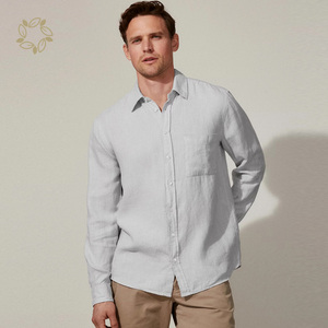 Camicia <span class=keywords><strong>da</strong></span> <span class=keywords><strong>uomo</strong></span> <span class=keywords><strong>in</strong></span> <span class=keywords><strong>lino</strong></span> Casual <span class=keywords><strong>da</strong></span> <span class=keywords><strong>uomo</strong></span> di alta qualità camicie a maniche lunghe Botton camicie <span class=keywords><strong>da</strong></span> <span class=keywords><strong>uomo</strong></span> <span class=keywords><strong>in</strong></span> <span class=keywords><strong>lino</strong></span> 100% personalizzate Camisas - Product Image 2