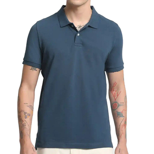 เสื้อโปโลผู้ชาย แขนสั้น คอปก สีพื้น ระบายอากาศได้ดี เนื้อผ้าฝ้ายถักน้ำหนักเบา เหมาะสำหรับใส่ลำลองในฤดูร้อน หรือเล่นกอล์ฟ ใส่ได้ทุกวัน - Product Image 5