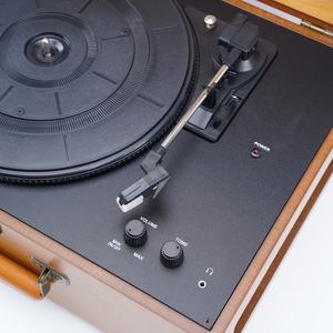 Nouveau <span class=keywords><strong>disque</strong></span> de travail Vintage <span class=keywords><strong>Gramophone</strong></span> personnalisé tourne-<span class=keywords><strong>disque</strong></span> vinyle avec haut-parleurs stéréo armoire en bois - Product Image 5