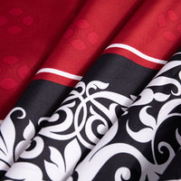 Ensemble de draps de matelas en microfibre imperméable imprimé personnalisé avec bande élastique et taies d'oreiller Lavable en machine
