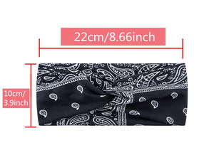 Fascia larga alla moda fascia <span class=keywords><strong>per</strong></span> <span class=keywords><strong>capelli</strong></span> a forma di farfalla Bandana Yoga con stampa floreale elastico <span class=keywords><strong>per</strong></span> <span class=keywords><strong>capelli</strong></span> da donna - Product Image 3