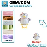 Peluches personnalisées pingouins, série Océan populaire transfrontalière, jouets en peluche, poupées pingouins simulées, grands coussins AliExpress CPC CE ODM OEM