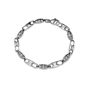Stainless Steel Fashion <b>Bracelet</b> 21Cm Geometric Design Couple Accessory CE378 - Product Image 1