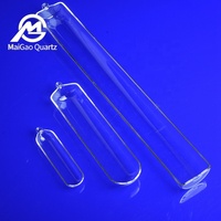 Support de plaquette en quartz transparent de haute qualité pour photovoltaïque, avec couvercle