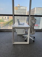Pied de table de bureau moderne en métal et fer pour salon, hôtel, bureau à domicile, école, utilisation avec ordinateur, installation simple
