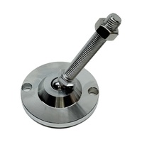 Quincaillerie de réglage adaptée au montage sur base, support robuste avec rotule, patin de nivellement pour pied de montage