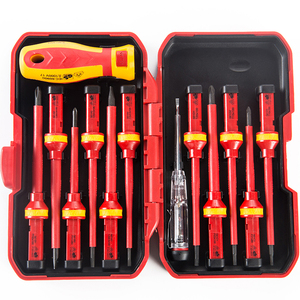 Đa chức năng điện áp Tester <span class=keywords><strong>Screwdriver</strong></span> công cụ Kit hoán đổi cho nhau 1000V cách điện thợ điện Công cụ VDE <span class=keywords><strong>Screwdriver</strong></span> Set - Product Image 2