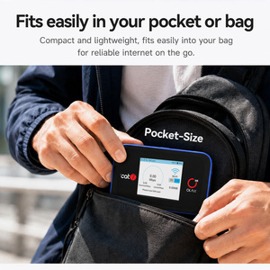 OLAX MT60 4G LTE Cat6 Pocket <b>Router</b> 300Mbps Portable Hotspot 2.1" LCD Screen 4000mAh Battery External Antennas Wifi <b>Mobile</b> High- - Product Image 5