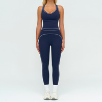 Ensemble de yoga 6 pièces pour femmes, vêtements de sport, soutien-gorge de sport sexy push-up, leggings de yoga taille haute pour femmes, vêtements de loisirs