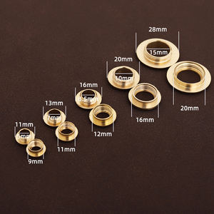 Каросунг, оптовая продажа, Высококачественная сумка, крепежная круглая латунная проушина, петелька, винтовая Пряжка для кожаного кошелька и т. Д. - Product Image 2