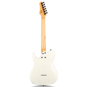 Venta al por mayor de <span class=keywords><strong>guitarra</strong></span> eléctrica de alta calidad OEM de madera maciza acabado mate nivel de entrada principiante de fábrica de arranque - Product Image 2