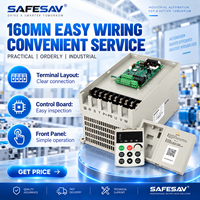 Variateur de fréquence SAFESAV avec unité de freinage intégrée, panneau d'affichage LED et cinq sources de fréquence pour machines textiles