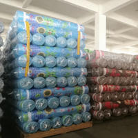 Draps de lit 100% polyester 70gsm 144F, livraison rapide, prix direct usine, tissu de literie Alibaba