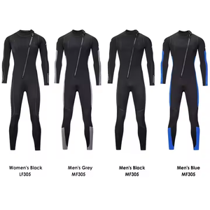 ชุดเว็ทสูทนีโอพรีนสีหินปูน หนา 3 มม. แขนยาว ซิปหน้า กันน้ำ สำหรับเล่นเซิร์ฟ ไตรกีฬา และดำน้ำ - Product Image 3