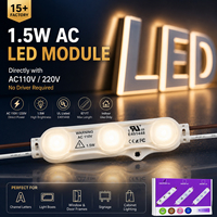 Accesorios de Iluminación, Módulo LED de Alto Voltaje a Precio de Fábrica para Letreros Comerciales, Sistemas de Exhibición y Proyectos de Iluminación para Minoristas