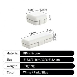 2026 Promotion Plastic Box Eco Friendly Clear Silicone Cute Design <b>Pill</b> Organizer <b>Case</b> <b>for</b> Business - Product Image 2