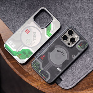 Pour iPhone 15 Pro Max étui <span class=keywords><strong>Circuit</strong></span> imprimé mat couverture magnétique iPhones 14 Pro Max 13 coque de téléphone accessoires iPhones 15 Pro Max - Product Image 2