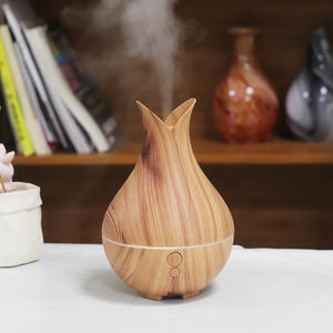 Diffuseur d'huiles essentielles ultrasonique YX-309, grain de bois clair, alimentation USB, diffuseur d'arômes domestique, capacité de 10 à 20 m², moins de 0,5 L - Product Image 4