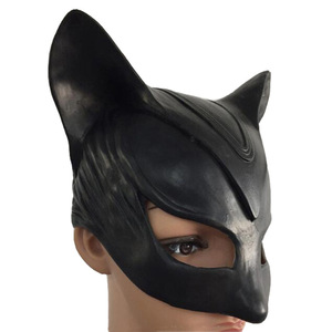 Disfraz de Cosplay de Mujer Gato Sexy de Ecowalson, Unisex, para Adultos, Disfraz de Superhéroe de Película, Máscaras de Fiesta de Halloween, Accesorios de Fiesta de Látex - Product Image 2