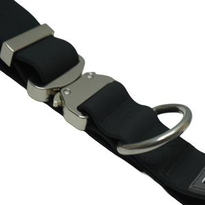 Collier pour chien de luxe rembourré en nylon robuste et résistant à l'usure avec revêtement en PVC et boucle métallique sécurisée pour chiens de taille moyenne à grande - Product Image 2