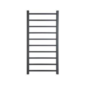 Calentador de toallas hidrónico calentado con <span class=keywords><strong>agua</strong></span> para baño cepillado negro Q195 de acero suave para secado de toallas - Product Image 1