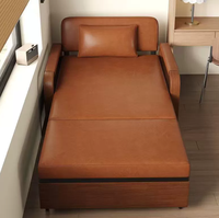 Canapé-lit pliant multifonctionnel compact Runwood en promotion – Lit simple rétractable double usage, style japonais, en métal souple et pliable