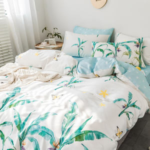 Directo de fábrica al por mayor 100% algodón impresión 3D Jacquard King ropa de cama edredón fundas de almohada y sábanas - Product Image 3