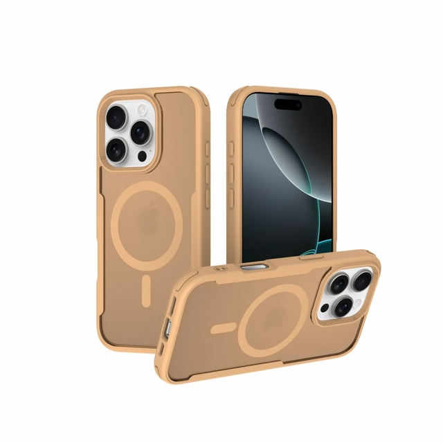 New Magnetic Wireless Charging Phone Case, Shockproof Phone Case Cover Protector for iPhone With N52 Magnet Ring